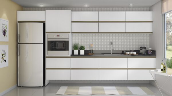 Cozinha Planejada A07 | 100% MDF: Conjunto de 8 Peças