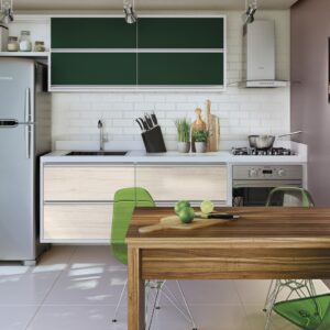 Cozinha Planejada A16 | 100% MDF: Conjunto de 6 Peças