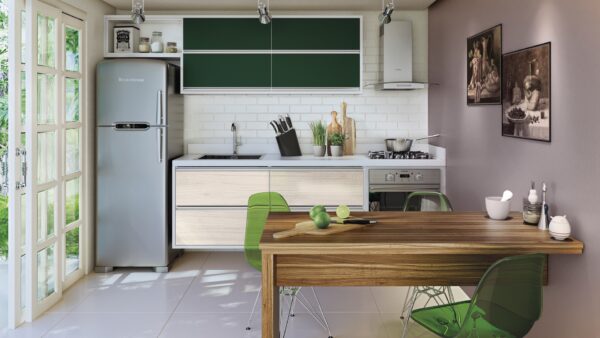 Cozinha Planejada A16 | 100% MDF: Conjunto de 6 Peças