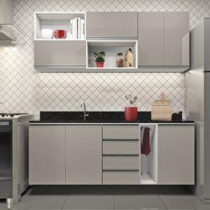 Cozinha Planejada A10 | 100% MDF: Conjunto de 9 Peças