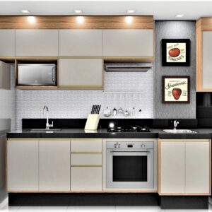 Cozinha Planejada A57 | 100% MDF: Conjunto de 11 Peças