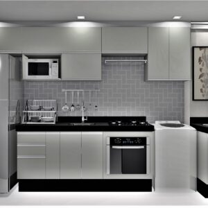Cozinha Planejada A53 | 100% MDF: Conjunto de 10 peças