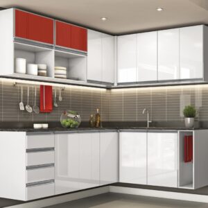 Cozinha Planejada A09 | 100% MDF: Conjunto de 10 Peças