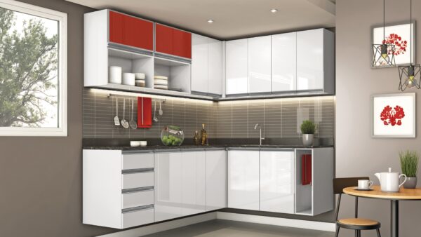 Cozinha Planejada A09 | 100% MDF: Conjunto de 10 Peças