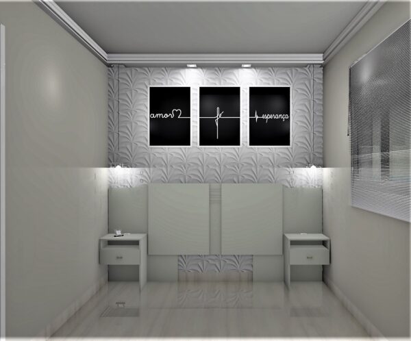 Guarda Roupa Casal 100% MDF Modulado A25 | 4 Portas de giro 3 gavetas - Imagem 5