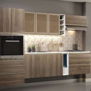 Cozinha Planejada A08 | 100% MDF: Conjunto de 7 Peças