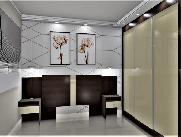 Guarda Roupa Casal 100% MDF Modulado A13 | 3 Portas de correr 5 gavetas - Imagem 5