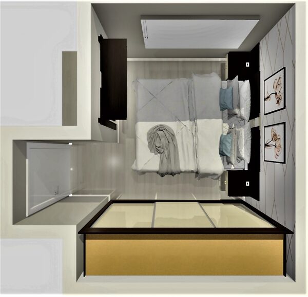 Guarda Roupa Casal 100% MDF Modulado A13 | 3 Portas de correr 5 gavetas - Imagem 6