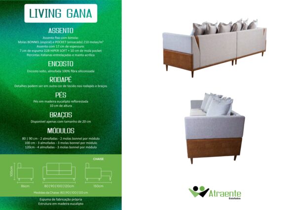ESTOFADO LIVING GANA - Imagem 2