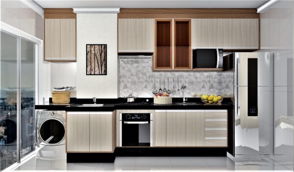 Cozinha Planejada A01 | 100% MDF: Conjunto de 11 Peças