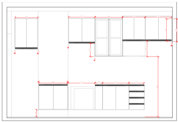Cozinha Planejada A01 | 100% MDF: Conjunto de 11 Peças - Imagem 6