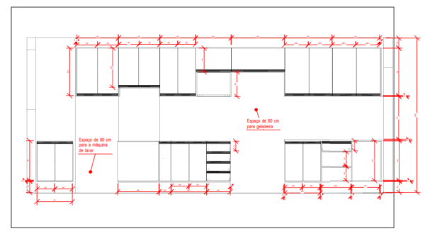 Cozinha Planejada A06 | 100% MDF: Conjunto de 16 Peças - Imagem 6