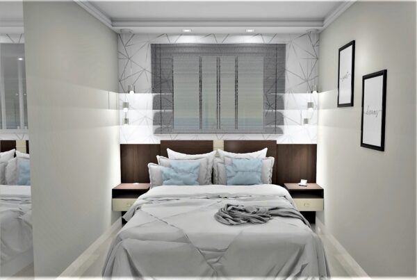 Guarda Roupa Casal 100% MDF Modulado A16 | 2 Portas de correr 3 gavetas - Imagem 4