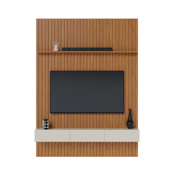 Home Prime Ripado Laminado 180 cm - Nature/Off-white - Imagem 2