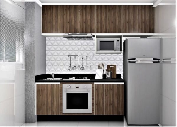 Cozinha Planejada A27 | 100% MDF: Conjunto de 9 Peças