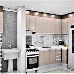 Cozinha Planejada A30 | 100% MDF: Conjunto de 13 Peças