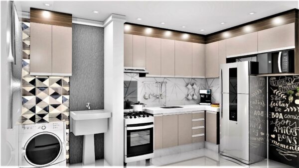 Cozinha Planejada A30 | 100% MDF: Conjunto de 13 Peças
