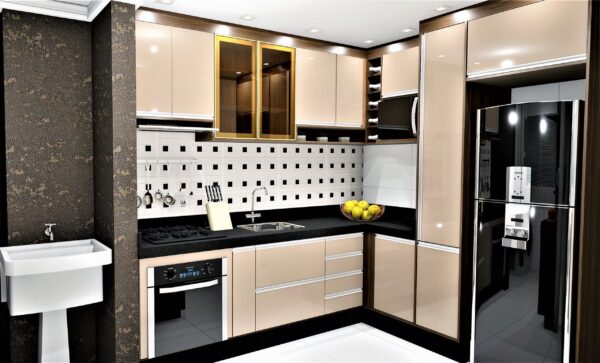 Cozinha Planejada A34 | 100% MDF: Conjunto de 15 Peças