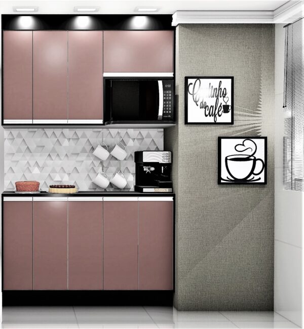 Cozinha Planejada A37 | 100% MDF: Conjunto de 15 Peças - Imagem 3