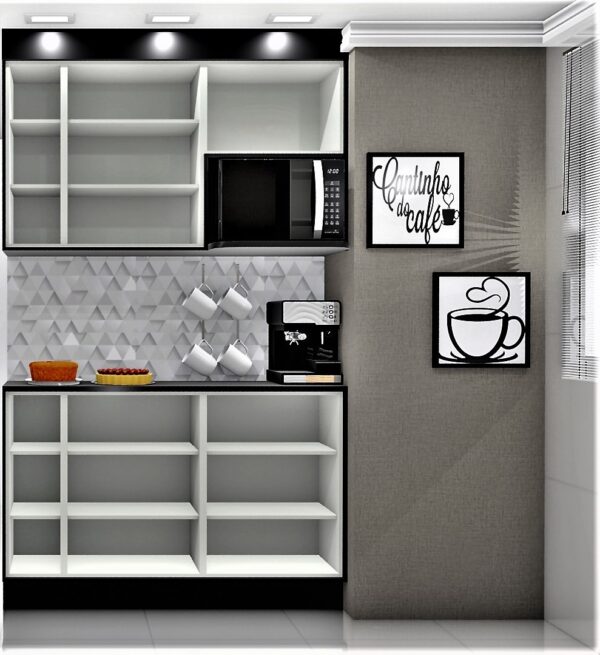 Cozinha Planejada A37 | 100% MDF: Conjunto de 15 Peças - Imagem 4