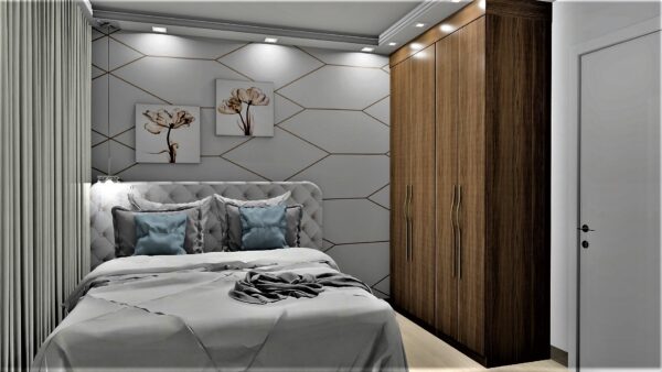 Guarda Roupa Casal 100% MDF Modulado A24 | 12 Portas de giro 9 gavetas