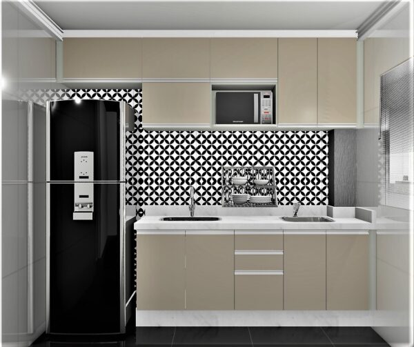 Cozinha Planejada A28 | 100% MDF: Conjunto de 9 Peças