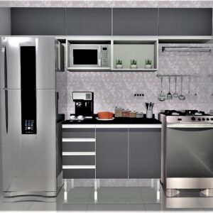 Cozinha Planejada A39 | 100% MDF: Conjunto de 8 Peças