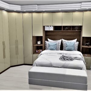 Guarda Roupa Casal 100% MDF Modulado A22 | 12 Portas de giro 5 gavetas