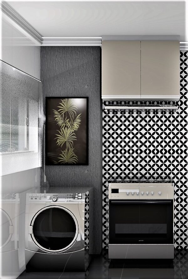 Cozinha Planejada A28 | 100% MDF: Conjunto de 9 Peças - Imagem 2