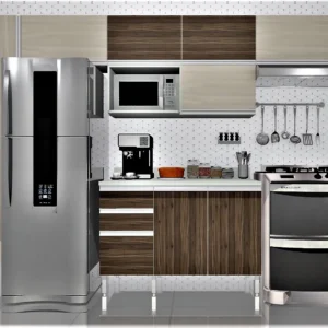 Cozinha Planejada A45 | 100% MDF: Conjunto de 9 Peças