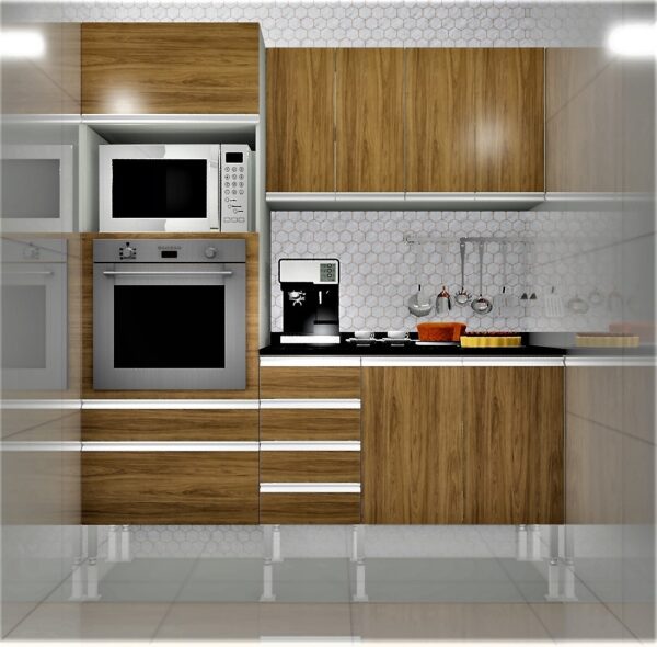 Cozinha Planejada A41 | 100% MDF: Conjunto de 5 Peças