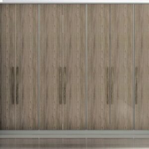 Guarda Roupa Casal 100% MDF Modulado A11 | 4 Portas de giro 10 gavetas