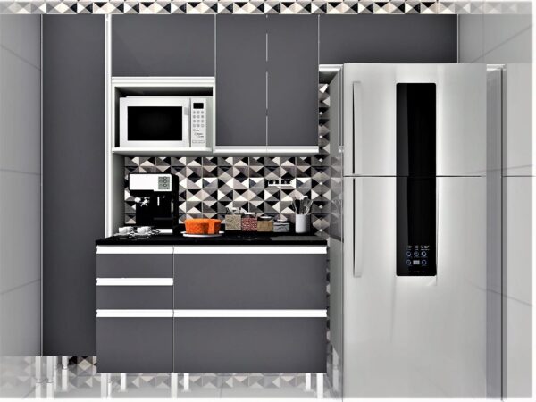 Cozinha Planejada A47 | 100% MDF: Conjunto de 7 Peças