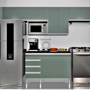 Cozinha Planejada A40 | 100% MDF: Conjunto de 7 Peças
