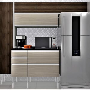 Cozinha Planejada A48 | 100% MDF: Conjunto de 7 Peças
