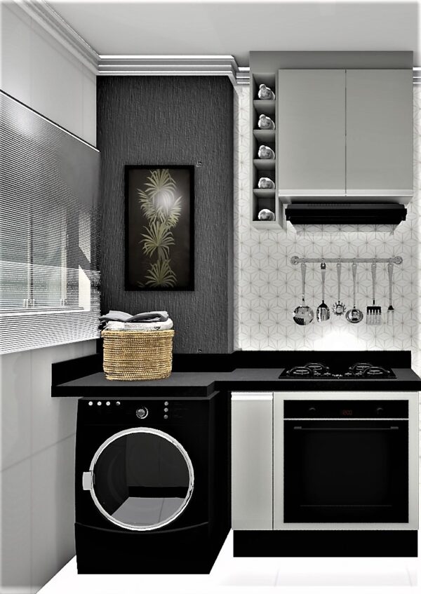 Cozinha Planejada A21 | 100% MDF: Conjunto de 8 Peças - Imagem 3