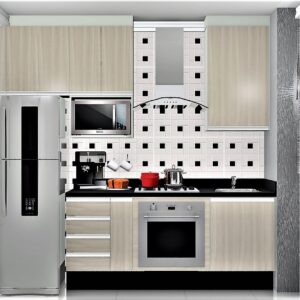 Cozinha Planejada A26 | 100% MDF: Conjunto de 8 Peças