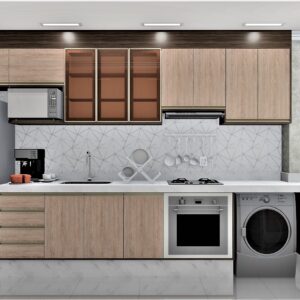 Cozinha Planejada A18 | 100% MDF: Conjunto de 12 Peças