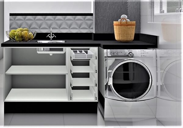Cozinha Planejada A27 | 100% MDF: Conjunto de 9 Peças - Imagem 4