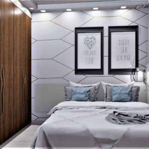 Guarda Roupa Casal 100% MDF Modulado A18 | 4 Portas de giro