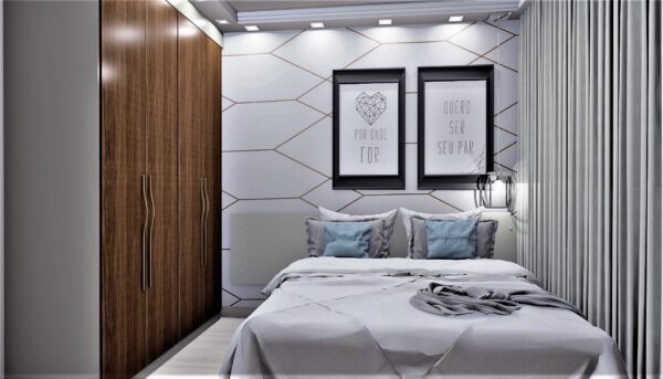 Guarda Roupa Casal 100% MDF Modulado A18 | 4 Portas de giro
