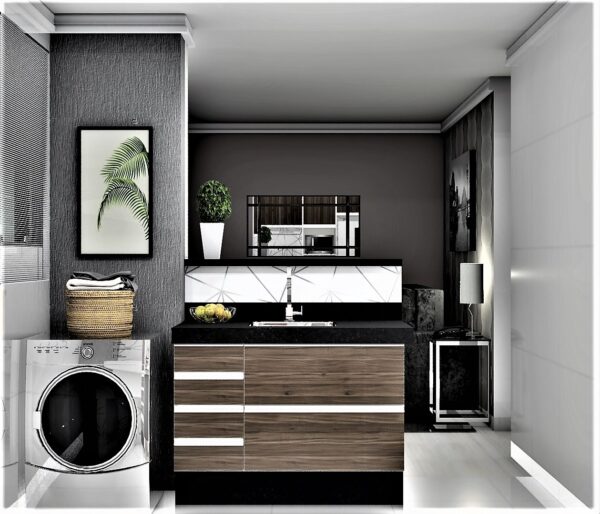 Cozinha Planejada A24 | 100% MDF: Conjunto de 6 Peças - Imagem 3