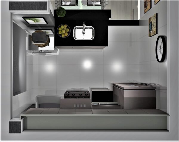 Cozinha Planejada A23 | 100% MDF: Conjunto de 6 Peças - Imagem 5