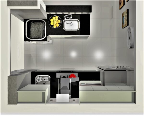 Cozinha Planejada A26 | 100% MDF: Conjunto de 8 Peças - Imagem 5