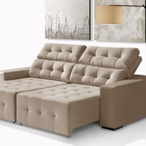 Sofá Imola retratil reclinavel 2 lugares  2.10m