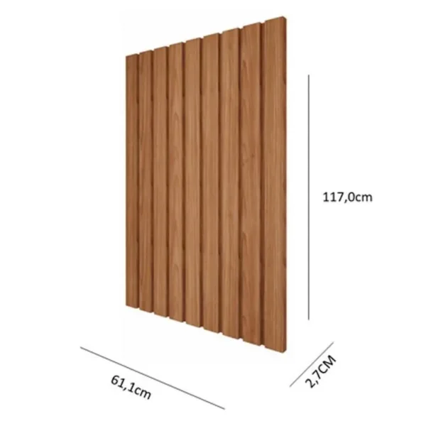 Armário Milano 60cm & Painel Ripado & Espelheira Monet - Imagem 4