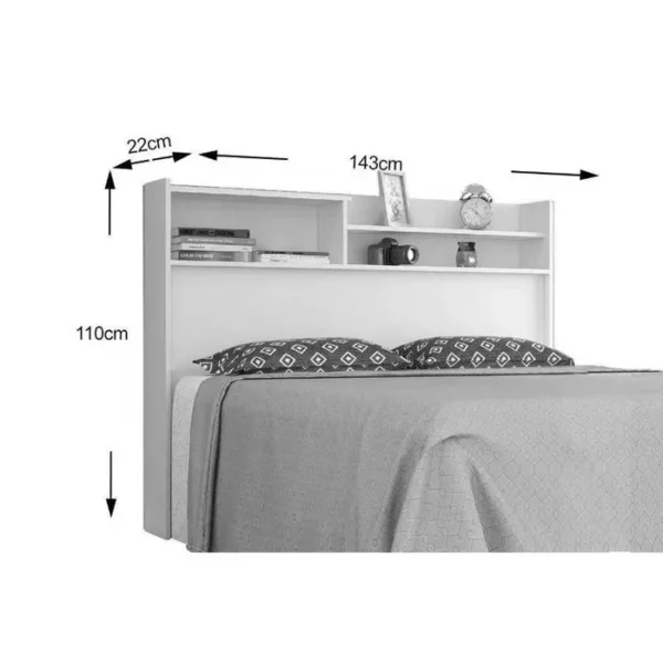 Cabeceira para cama de casal Roma - Imagem 4