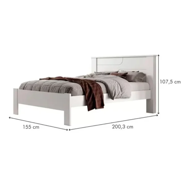 Cama Casal Perola - Imagem 3