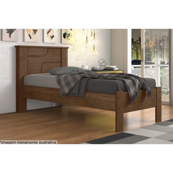 Cama Solteiro Perola