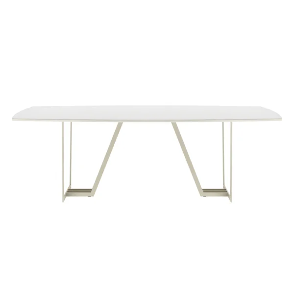 MESA ALBANY RETANGULAR 2.4 COM PÉS EM ALUMINIO - Imagem 4